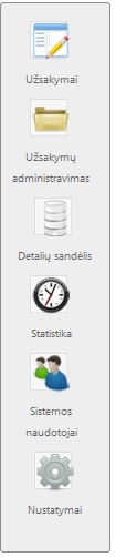 Technikos servisų sistemos pristatymas